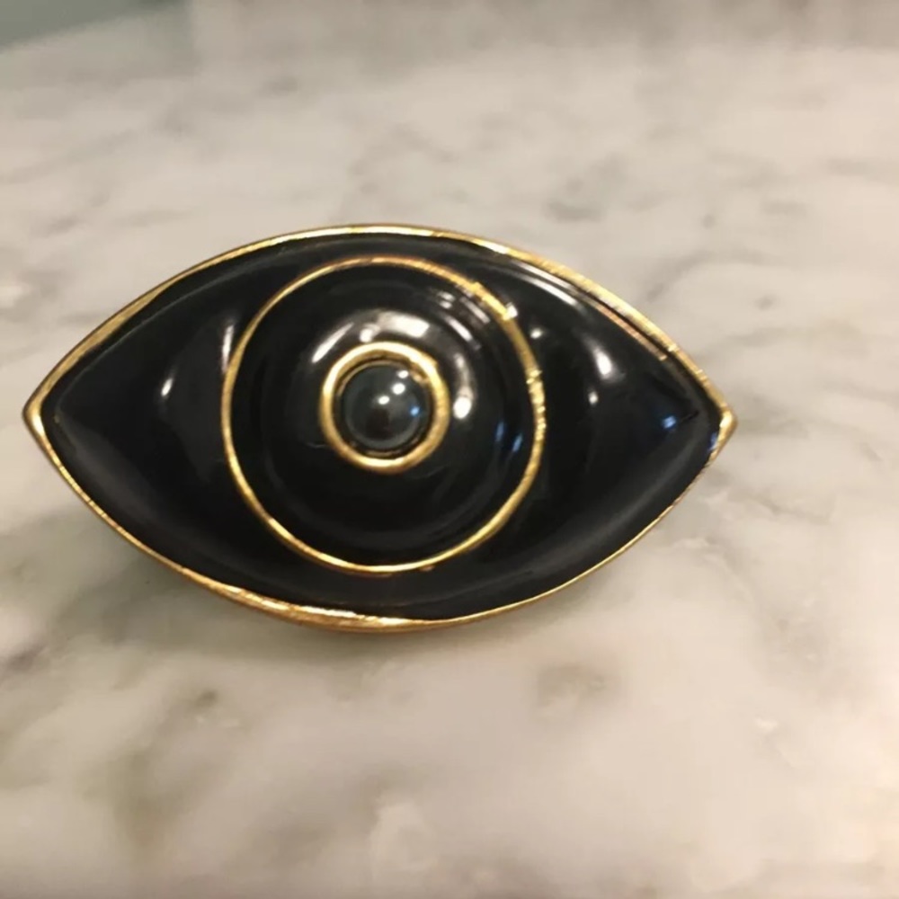 Tory Burch x Kara Ross Evil Eye Ring